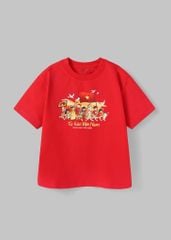 Áo Thun Form Rộng Cho Bé 210gsm Đỏ Tự Hào Việt Nam