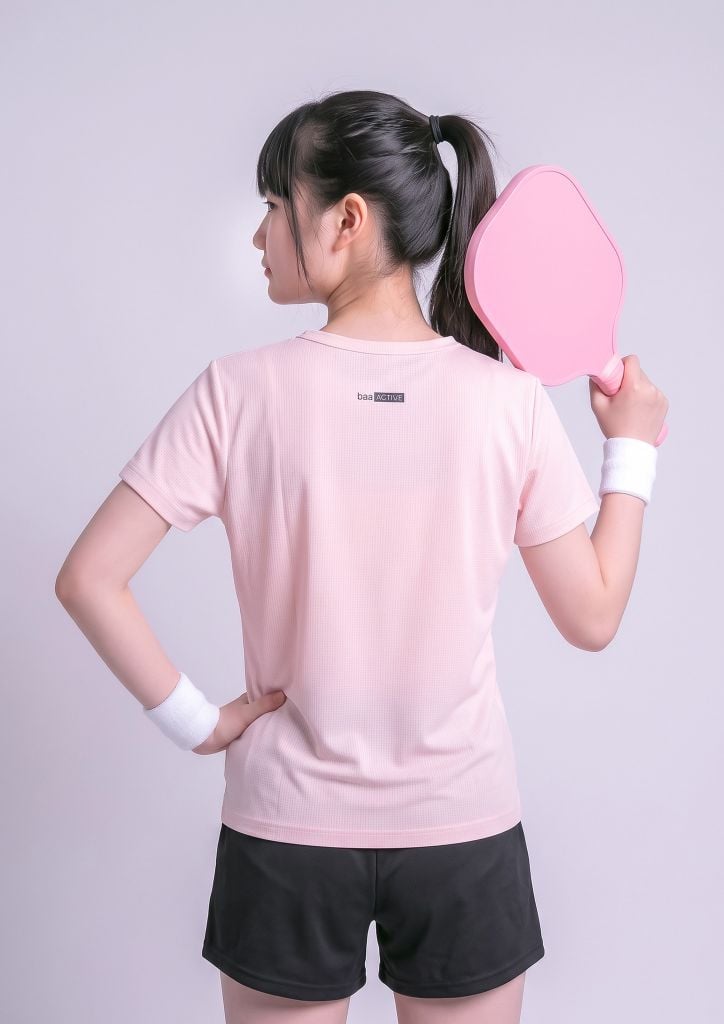 Áo Thun Thể Thao Bé Gái Siêu Mát Ultra Cool Hồng