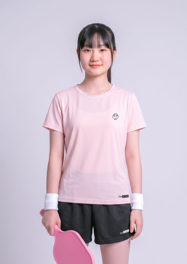 Áo Thun Thể Thao Bé Gái Siêu Mát Ultra Cool Hồng