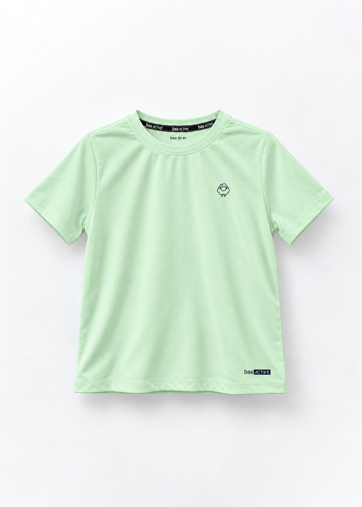 Áo Thun Thể Thao Bé Gái Siêu Mát Ultra Cool Xanh Lá