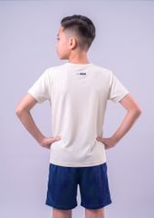 Áo Thun Thể Thao Bé Trai Siêu Mát Ultra Cool Trắng