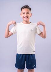 Áo Thun Thể Thao Bé Trai Siêu Mát Ultra Cool Trắng