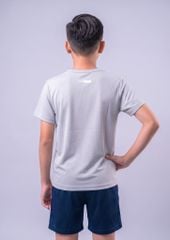 Áo Thun Thể Thao Bé Trai Siêu Mát Ultra Cool Xám