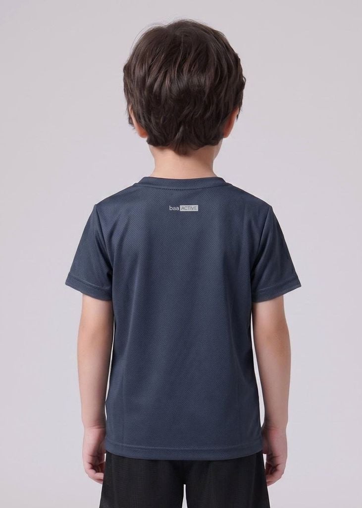 Áo Thun Thể Thao Bé Trai Siêu Nhẹ Ultra Light Navy