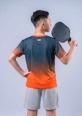 Áo Thun Thể Thao Cho Bé Siêu Nhẹ Ultra Light Cam Hoạ Tiết Brush Stroke