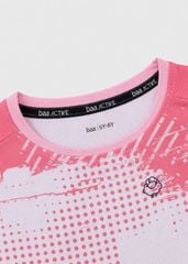 Áo Thun Thể Thao Cho Bé Siêu Nhẹ Ultra Light Hồng Dot Splash