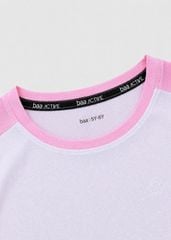 Áo Thun Thể Thao Cho Bé Siêu Nhẹ Ultra Light Hồng Halftone Dots