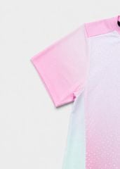 Áo Thun Thể Thao Cho Bé Siêu Nhẹ Ultra Light Hồng Halftone Dots