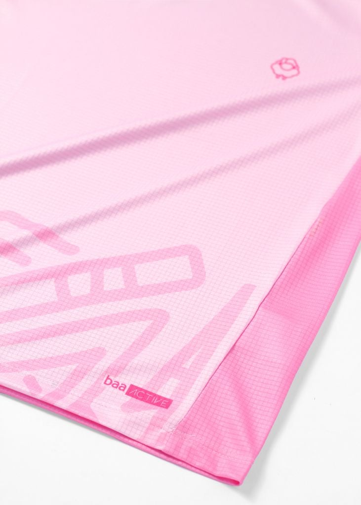 Áo Thun Thể Thao Cho Bé Siêu Nhẹ Ultra Light Hồng Hoạ Tiết Doodle