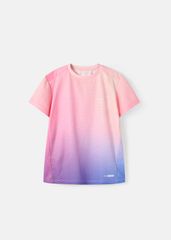 Áo Thun Thể Thao Cho Bé Siêu Nhẹ Ultra Light Hồng Tím Ombre Hoạ Tiết