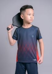 Áo Thun Thể Thao Cho Bé Siêu Nhẹ Ultra Light Navy Hoạ Tiết Halftone