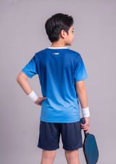 Áo Thun Thể Thao Cho Bé Siêu Nhẹ Ultra Light Navy Vàng Ombre