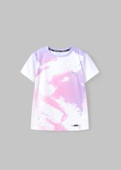 Áo Thun Thể Thao Cho Bé Siêu Nhẹ Ultra Light Tím Hoạ Tiết Tie Dye