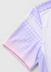Áo Thun Thể Thao Cho Bé Siêu Nhẹ Ultra Light Tím Ombre Halftone Dots