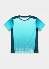 Áo Thun Thể Thao Cho Bé Siêu Nhẹ Ultra Light Xanh Halftone