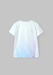 Áo Thun Thể Thao Cho Bé Siêu Nhẹ Ultra Light Xanh Tím Ombre Hoạ Tiết