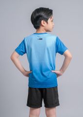 Set Thể Thao Cho Bé Siêu Nhẹ Ultra Light Hoạ Tiết Arcline (Xanh Biển + Đen 10 Form Ngắn)