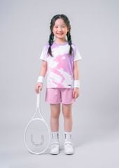 Set Thể Thao Cho Bé Siêu Nhẹ Ultra Light Hoạ Tiết Tie Dye 02 (Tím + Tím Nhạt 03 Form Ngắn)