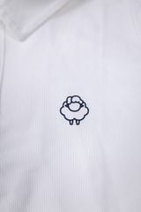 Bộ Áo Polo Siêu Mát Và Quần Dù Bé Trai (Trắng + Quần Dù Đen)