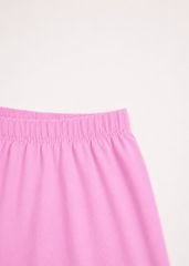 Bộ Thun Dài Bé Gái Trắng Phối Hồng