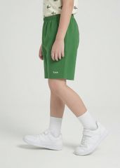 Bộ Thun Ngắn Tay Bé Trai Kem Hoạ Tiết Máy Bay Phối Xanh Lá