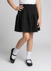 Chân Váy Quần Bé Gái Kate Nhún Đen