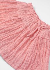 Chân Váy Quần Bé Gái Kate Nhún Hồng Nhạt