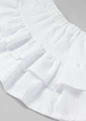 Chân Váy Quần Hai Tầng Bé Gái Trắng