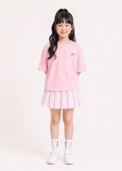 Chân Váy Quần Xếp Ly Bé Gái Hồng 02