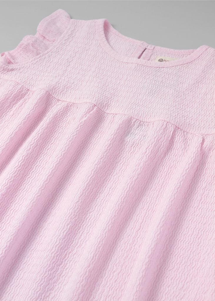 Đầm Thun Kiểu Cánh Tiên Bé Gái Hồng Nhạt