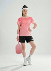 Set Thể Thao Cho Bé Siêu Nhẹ Ultra Light Ombre Hoạ Tiết Halftone (Hồng + Đen)