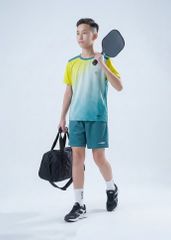 Áo Thun Thể Thao Cho Bé Siêu Nhẹ Ultra Light Xanh Lá Ombre Hoạ Tiết Trừu Tượng
