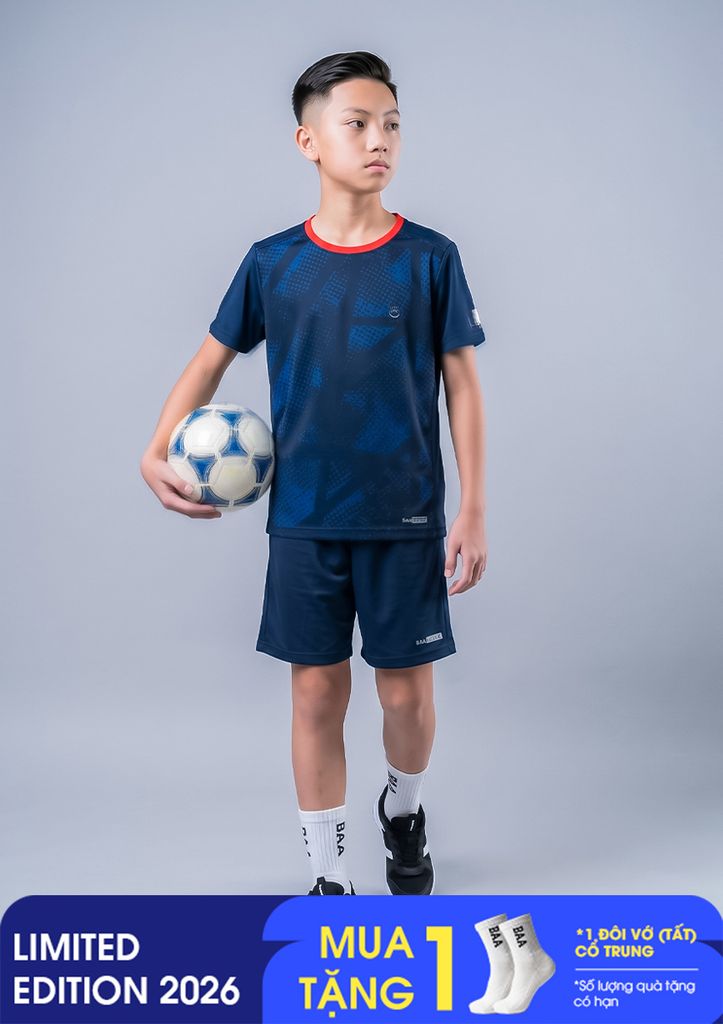 Set Thun Thể Thao Cho Bé Siêu Mát Ultra Cool World Cup Đội Tuyển Pháp