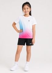 Set Thể Thao Cho Bé Siêu Nhẹ Ultra Light Ombre (Trắng Hồng + Đen 11 Form Ngắn)