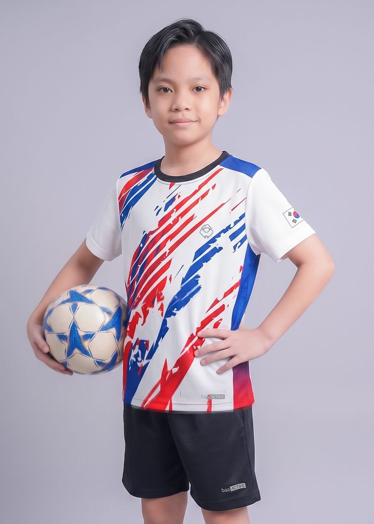 Set Thun Thể Thao Cho Bé Siêu Mát Ultra Cool World Cup Đội Tuyển Hàn Quốc
