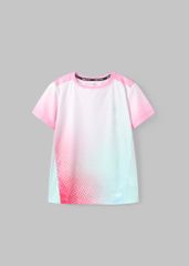 Áo Thun Thể Thao Cho Bé Siêu Nhẹ Ultra Light Hồng Hoạ Tiết Halftone Dots