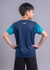 Áo Thun Thể Thao Cho Bé Siêu Nhẹ Ultra Light Xanh Mint Hoạ Tiết Halftone