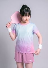 Áo Thun Thể Thao Cho Bé Siêu Nhẹ Ultra Light Xanh Nhạt Hoạ Tiết Halftone