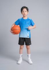 Set Thể Thao Cho Bé Siêu Nhẹ Ultra Light Hoạ Tiết Arcline (Xanh Biển + Đen 10 Form Ngắn)