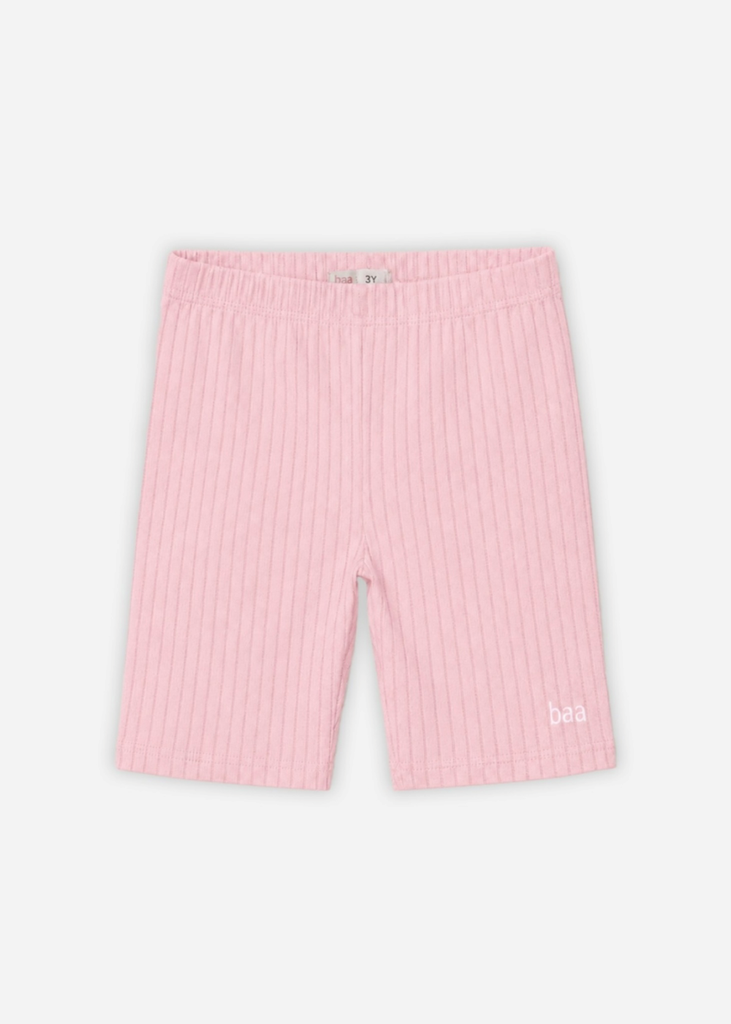 Quần Biker Bé Gái Gân Hồng Pastel