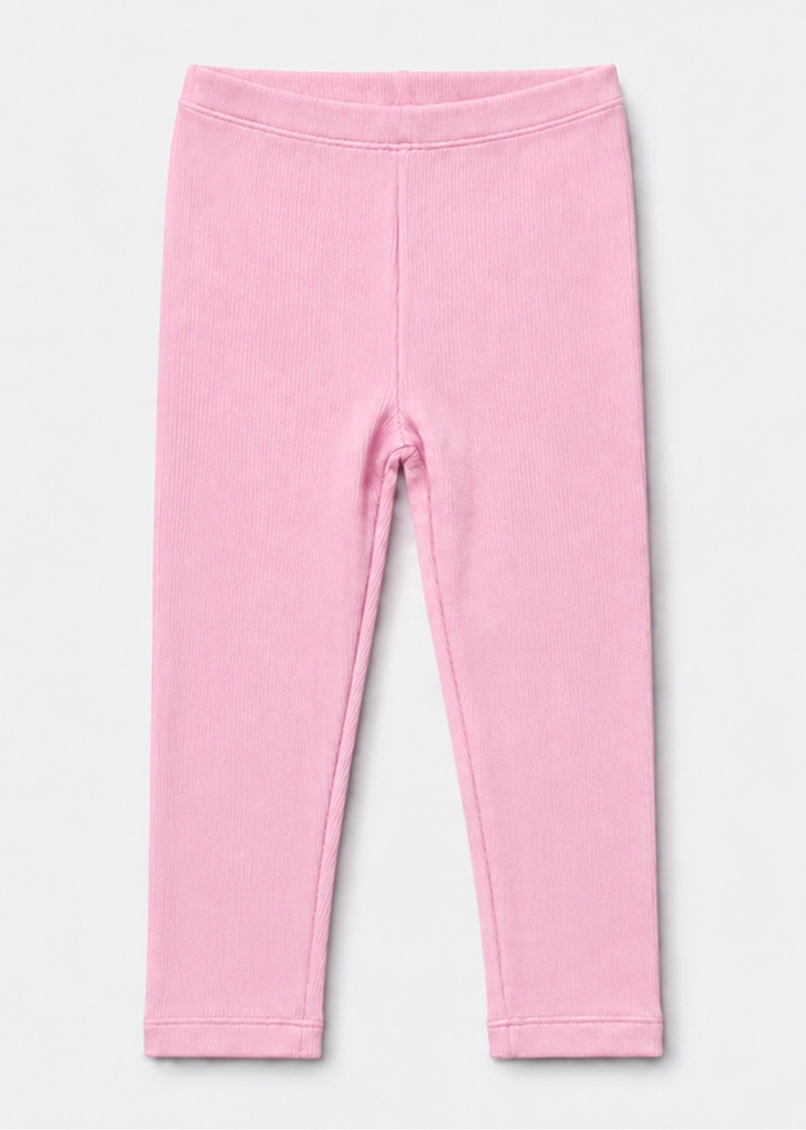 Quần Legging Bé Gái Gân Hồng