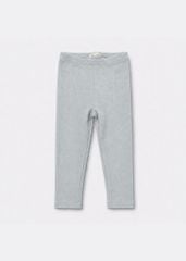 Quần Legging Bé Gái Gân Xám 02