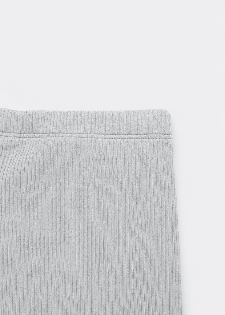 Quần Legging Bé Gái Gân Xám 02