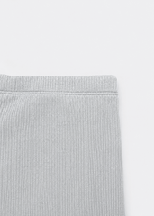 Quần Legging Bé Gái Gân Xám 02
