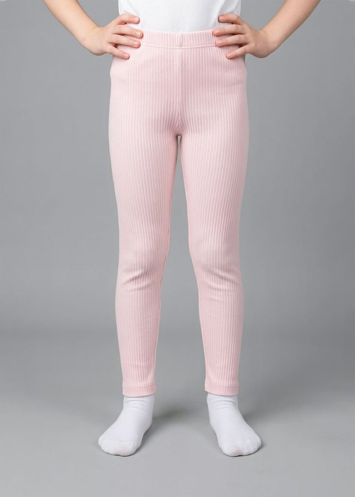 Quần Legging Bé Gái Hồng Đất