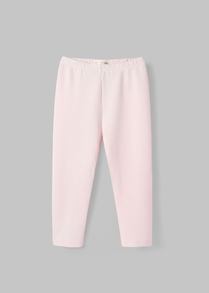 Quần Legging Bé Gái Hồng Đất