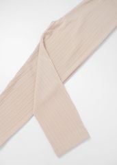 Quần Legging Bé Gái Thun Gân Trắng Kem GC-QU32D-09