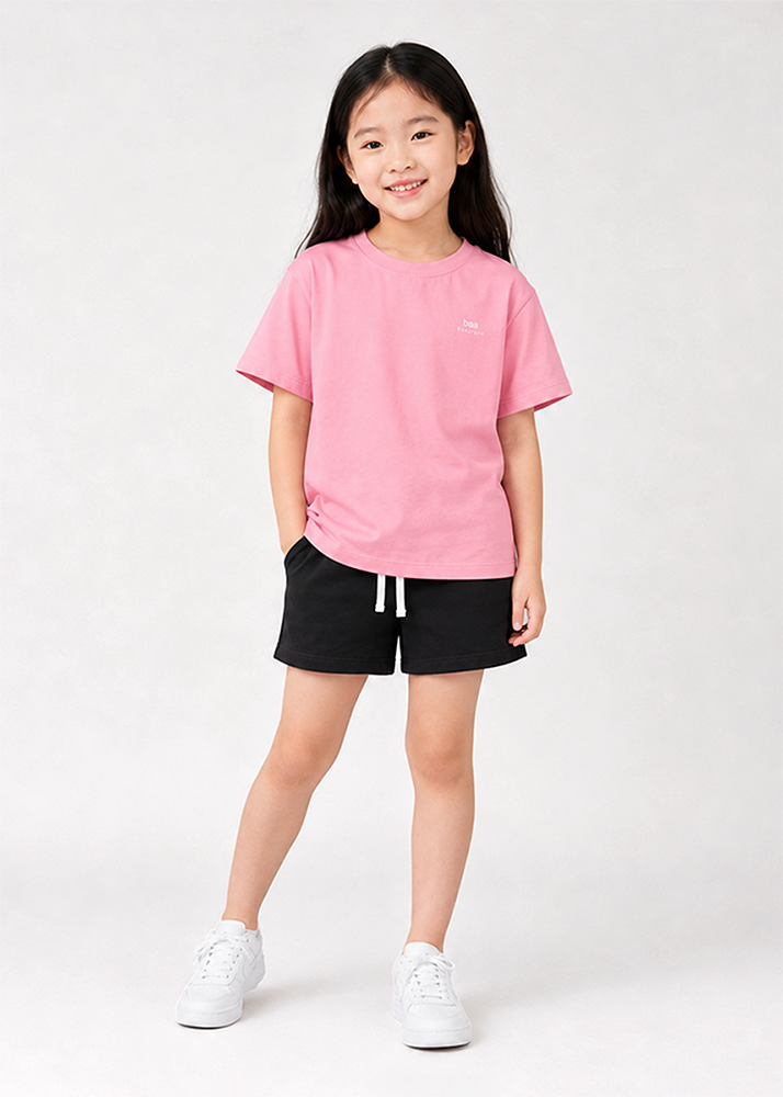 Quần Short Bé Gái Da Cá Đen