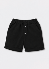 Quần Short Bé Trai Da Cá Đen
