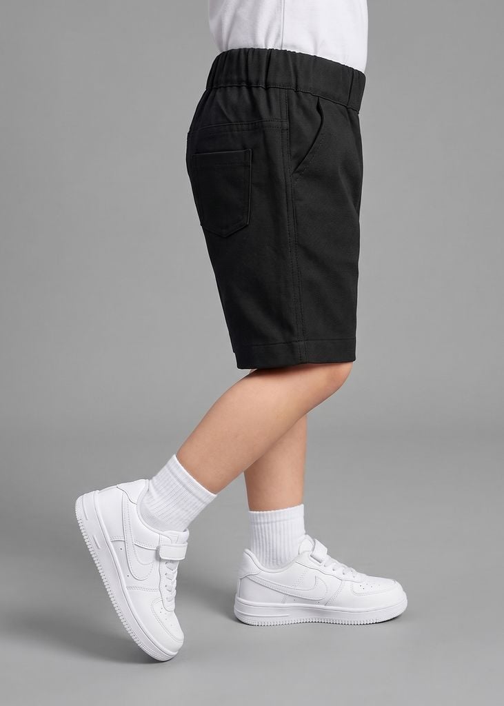 Quần Short Bé Trai Khakis Đen